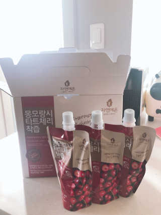 자연에온 몽모랑시 타트체리 착즙 100mL 10개입 2BOX — 4점을 준 리뷰어가 2020년 11월 올린 사용 사진