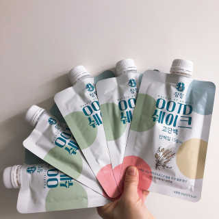 [꾸콤] 참참 OOTD쉐이크 고단백 일주일세트 50g x 5 — 3.5점을 준 리뷰어가 2020년 10월 올린 사용 사진