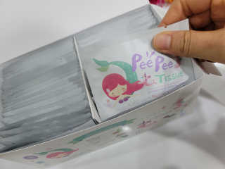 코리인제이아일랜드 키즈 피피티슈  Kids Pee Pee Tissue — 4.5점을 준 리뷰어가 2020년 11월 올린 사용 사진