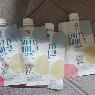 [꾸콤] 참참 OOTD쉐이크 고단백 일주일세트 50g x 5 — 5점을 준 리뷰어가 2020년 9월 올린 사용 사진
