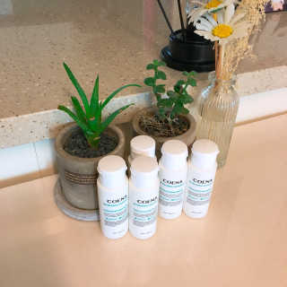 코에나샴푸 자연유래 식물성 코에나 샴푸 50ml — 3.5점을 준 리뷰어가 2020년 4월 올린 사용 사진