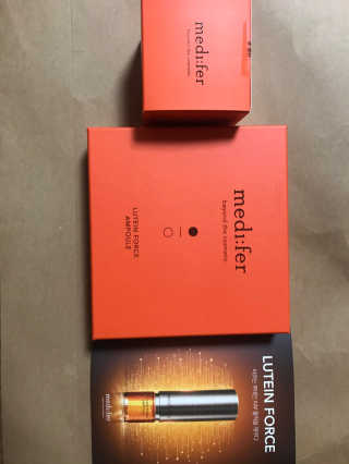 메디페르 [ 1+1 ] 루테인앰플세트 1개 + 루테인크림 50ml 1개 — 4점을 준 리뷰어가 2020년 9월 올린 사용 사진