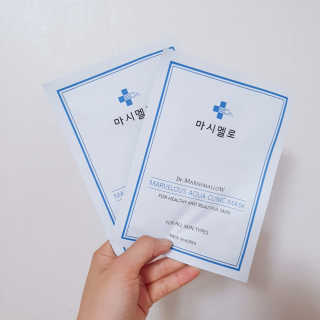 닥터마시멜로 닥터마스멜로 마블러스 아쿠아 클리닉 마스크 — 5점을 준 리뷰어가 2020년 8월 올린 사용 사진