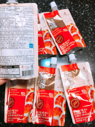 자연에온 핑크 자몽 착즙 100mL 10개입 2BOX — 4.5점을 준 리뷰어가 2020년 11월 올린 사용 사진