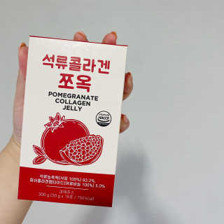 조은약초 석류콜라겐 석류즙 석류쪼옥 젤리 스틱 15포 x 20g — 5점을 준 리뷰어가 2020년 8월 올린 사용 사진