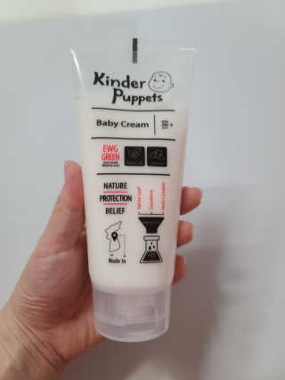 킨더퍼페츠 베이비크림 180ml — 5점을 준 리뷰어가 2020년 9월 올린 사용 사진