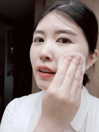 라이크아임파이브 마일드 선 클렌징 패드 리뉴얼 — 5점을 준 리뷰어가 2020년 6월 올린 사용 사진