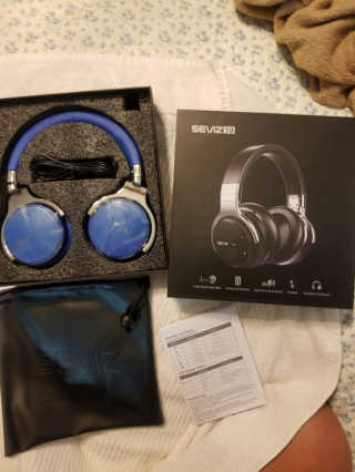 SEVIZ Bluetooth Headphones 10 3color — 5점을 준 리뷰어가 2020년 6월 올린 사용 사진