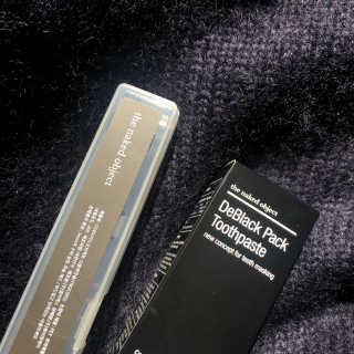 the naked object 디블랙팩치약 디블랙칫솔 세트 — 3점을 준 리뷰어가 2020년 4월 올린 사용 사진