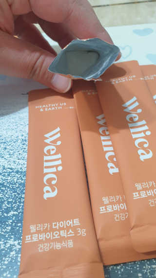 웰리카 다이어트 프로바이오틱스 — 5점을 준 리뷰어가 2020년 11월 올린 사용 사진