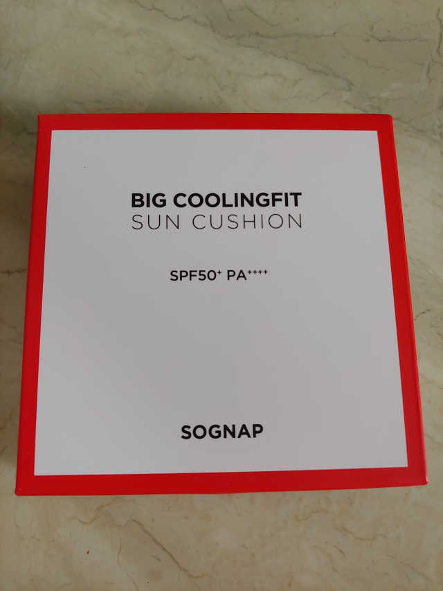 [소그냅] 빅 쿨링핏 썬쿠션 SPF 50+PA++++ 리뷰 사진