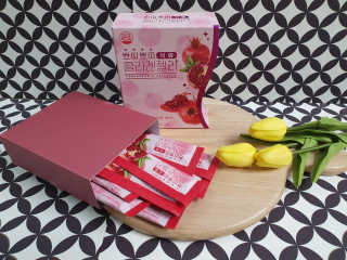헬스업_쁘띠쁘띠석류콜라겐젤리_20g x 14포 — 5점을 준 리뷰어가 2020년 11월 올린 사용 사진