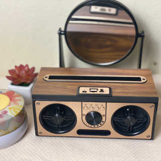 SEVIZ Retro 블루투스 스피커 4 종 — 5점을 준 리뷰어가 2020년 6월 올린 사용 사진