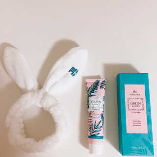 포레스트힐 SS 그린 밸런스 클렌져 100ml + 헤어밴드 — 5점을 준 리뷰어가 2020년 5월 올린 사용 사진