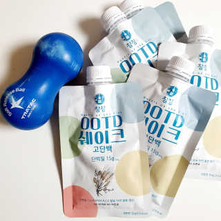 [꾸콤] 참참 OOTD쉐이크 고단백 일주일세트 50g x 5 — 5점을 준 리뷰어가 2020년 9월 올린 사용 사진