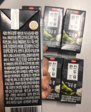 세상간단 완전푸드 [완전두유] 5종 — 5점을 준 리뷰어가 2020년 4월 올린 사용 사진
