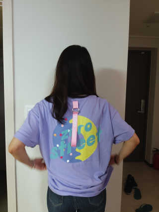제로스트릿 ZERO STREET - BACK DONUT T-SHIRT 7 COLOR — 4.5점을 준 리뷰어가 2020년 7월 올린 사용 사진