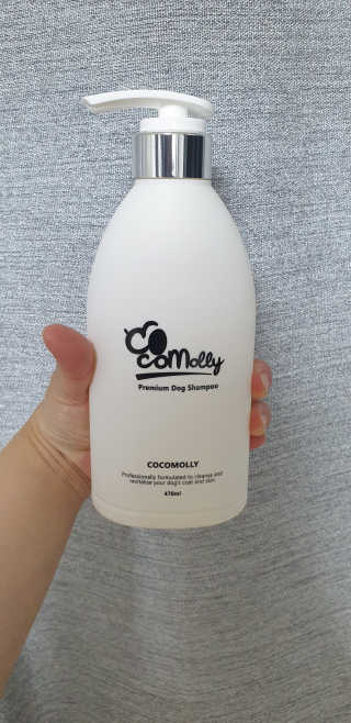 예민한 피부를 위한 코코몰리 All in one 자연유래 샴푸 — 5점을 준 리뷰어가 2020년 6월 올린 사용 사진