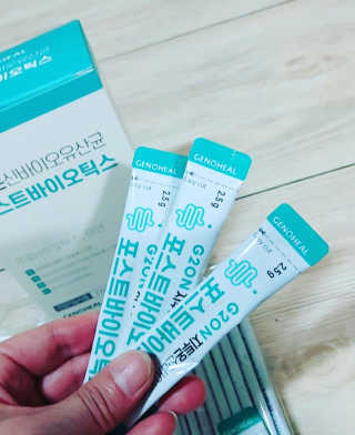 지투온 신바이오유산균 포스트바이오틱스 — 5점을 준 리뷰어가 2020년 10월 올린 사용 사진