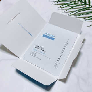 바이오믹 BIOMEEK SENSIMETIC SOOTHING MASK.S — 5점을 준 리뷰어가 2020년 7월 올린 사용 사진