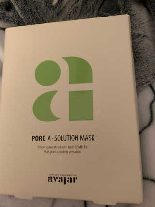 Avajar A-Solution 마스크 — 4점을 준 리뷰어가 2020년 12월 올린 사용 사진