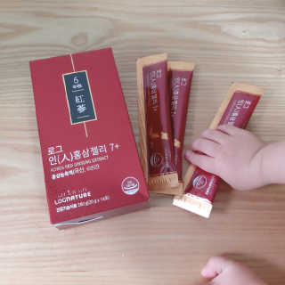 로그네이처 로그 인 홍삼젤리 7+ — 5점을 준 리뷰어가 2020년 7월 올린 사용 사진