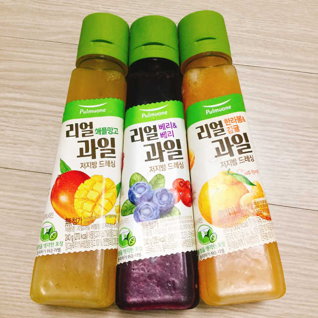 [풀무원] 리얼 과일  저지방 드레싱 240g 3종 리뷰 사진