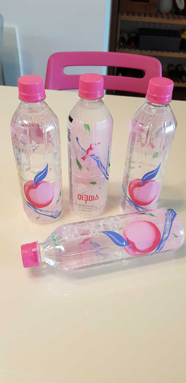 ★[아쿠아스] 복숭아 플레이버워터 1BOX 20개입★ 리뷰 사진