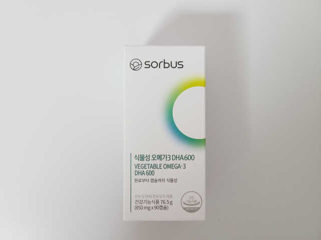 소버스 식물성 오메가3 DHA 600 리뷰 사진