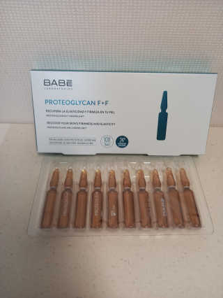 바베 BABE 바베 프로테오글리칸 F+F 앰플 솔루션 — 3점을 준 리뷰어가 2020년 8월 올린 사용 사진