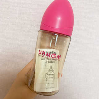 유비맘 PPSU 젖병 노꼭지_260ml_컬러 랜덤 발송 — 4.5점을 준 리뷰어가 2020년 10월 올린 사용 사진