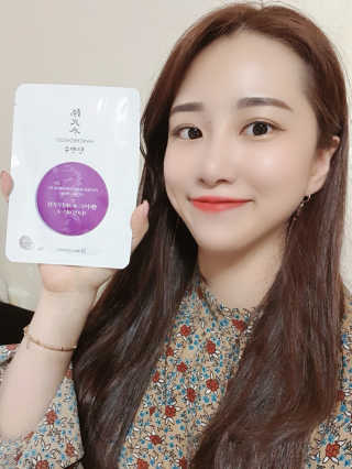 한천수 펩타이드 마스크팩 5종 10매 구성 — 5점을 준 리뷰어가 2020년 5월 올린 사용 사진
