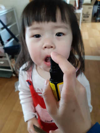 로그네이처 로그 키즈 프로폴리스 스프레이 — 5점을 준 리뷰어가 2020년 5월 올린 사용 사진