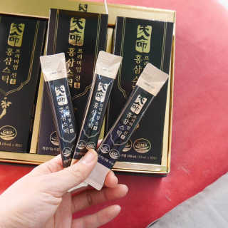 헬스업_천명진프리미엄홍삼스틱_10ml x 30포 — 5점을 준 리뷰어가 2020년 12월 올린 사용 사진