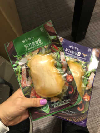 바로 먹는 아침 실온보관 닭가슴살 6종 — 5점을 준 리뷰어가 2020년 9월 올린 사용 사진