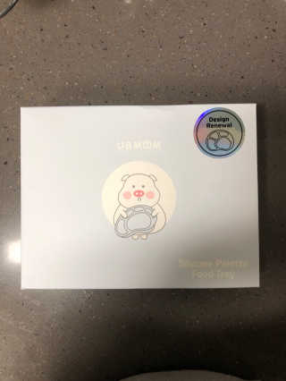 유비맘 캐릭터 실리콘 흡착 식판_색상 랜덤발송 — 5점을 준 리뷰어가 2020년 11월 올린 사용 사진