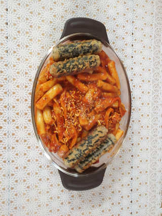 화곡미담 옛날 떡볶이 — 5점을 준 리뷰어가 2020년 4월 올린 사용 사진
