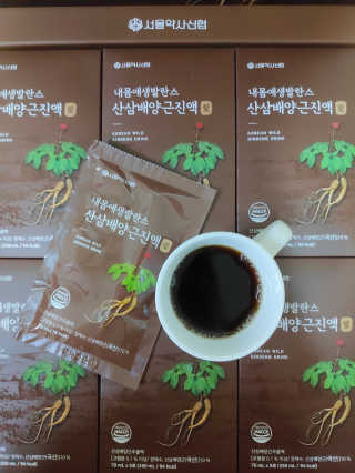 서울약사신협 약사신협_산삼배양근 진액_70ml x 30포 — 5점을 준 리뷰어가 2020년 9월 올린 사용 사진