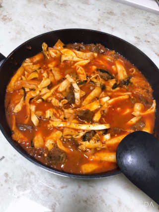 화곡미담 옛날 떡볶이 — 5점을 준 리뷰어가 2020년 4월 올린 사용 사진