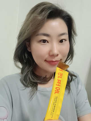 조은약초 국산 늙은 호박즙 호박쪼옥 젤리 20g x 15포 — 5점을 준 리뷰어가 2020년 8월 올린 사용 사진