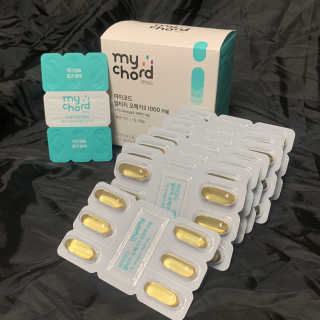 JW중외제약 마이코드 알티지 오메가3 1000 mg — 5점을 준 리뷰어가 2020년 8월 올린 사용 사진