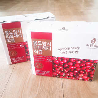 자연에온 몽모랑시 타트체리 착즙 100mL 10개입 2BOX — 5점을 준 리뷰어가 2020년 10월 올린 사용 사진