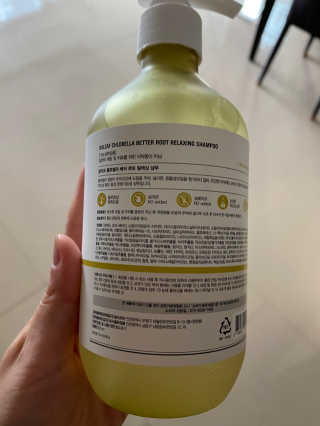 달리프 클로렐라 베러 루트 릴렉싱 샴푸 500ml — 5점을 준 리뷰어가 2020년 12월 올린 사용 사진