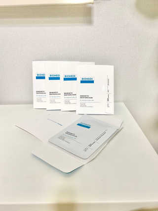바이오믹 BIOMEEK SENSIMETIC SOOTHING MASK.S — 5점을 준 리뷰어가 2020년 7월 올린 사용 사진
