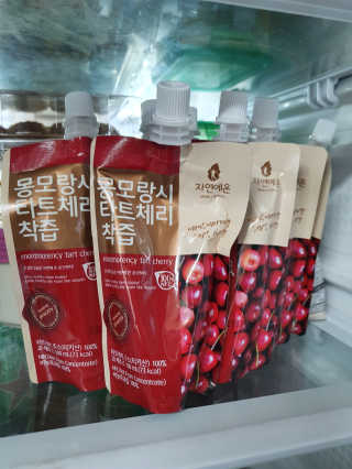 자연에온 몽모랑시 타트체리 착즙 100mL 10개입 2BOX — 5점을 준 리뷰어가 2020년 10월 올린 사용 사진