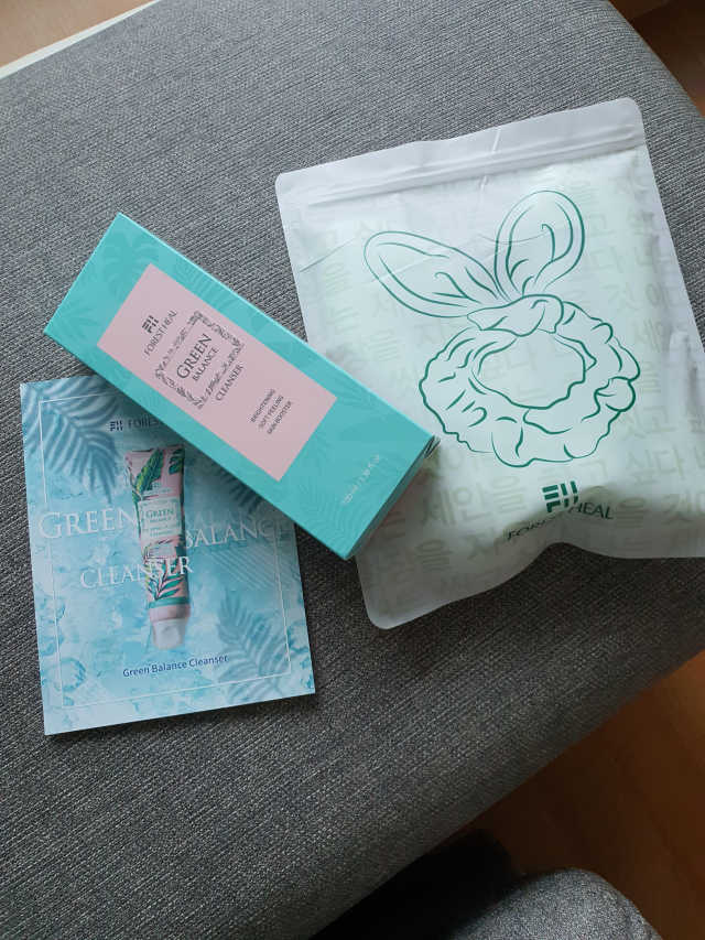 포레스트힐 SS 그린 밸런스 클렌져 100ml + 헤어밴드 리뷰 사진
