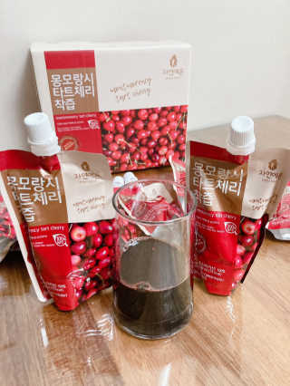 자연에온 몽모랑시 타트체리 착즙 100mL 10개입 2BOX — 5점을 준 리뷰어가 2020년 10월 올린 사용 사진