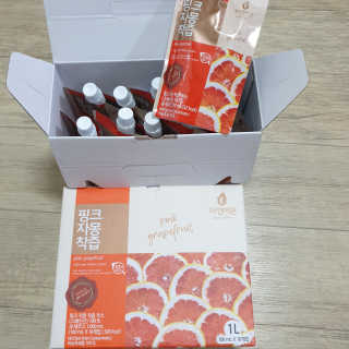 자연에온 핑크 자몽 착즙 100mL 10개입 2BOX — 5점을 준 리뷰어가 2020년 11월 올린 사용 사진
