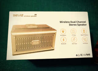 SEVIZ GOLD20W 레트로 블루투스 스피커 — 3점을 준 리뷰어가 2020년 6월 올린 사용 사진