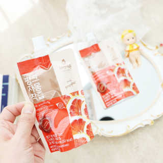 자연에온 핑크 자몽 착즙 100mL 10개입 2BOX — 5점을 준 리뷰어가 2020년 10월 올린 사용 사진